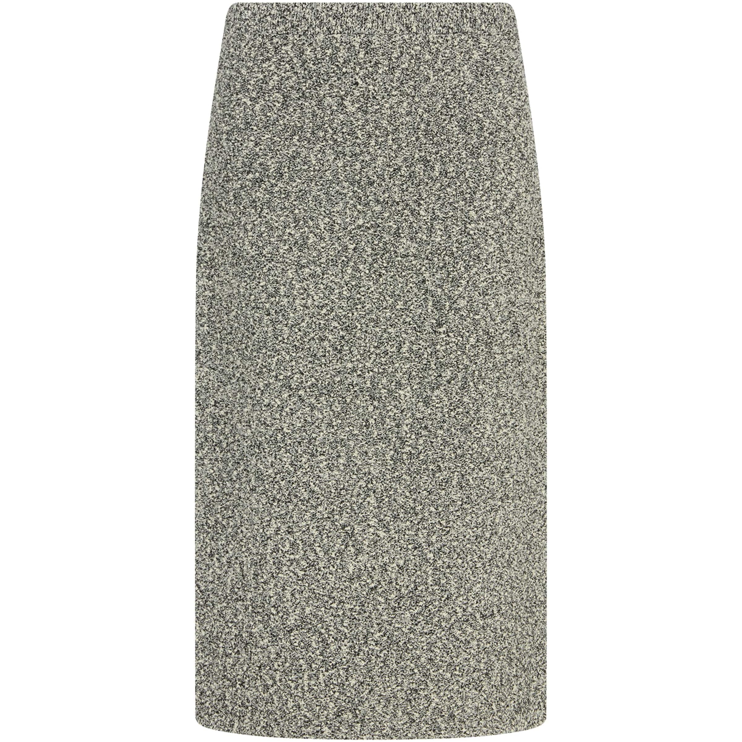 Tory Burch Grey Tweed Midi Skirt