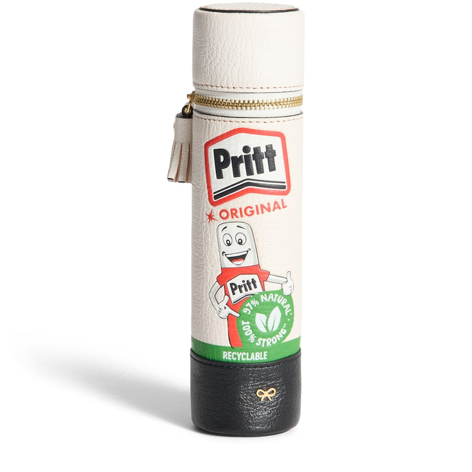 Leather Pritt Stick Pencil Case