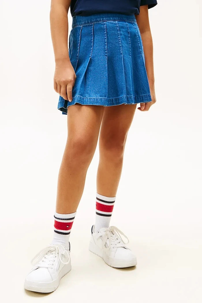 Детска дънкова пола Tommy Hilfiger
