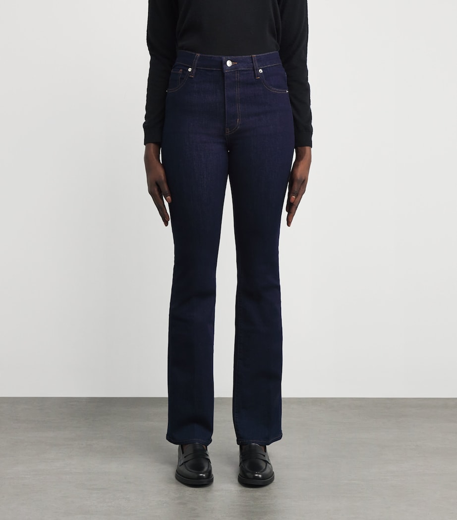 FRAME Blue The Reboot Bootcut Jeans