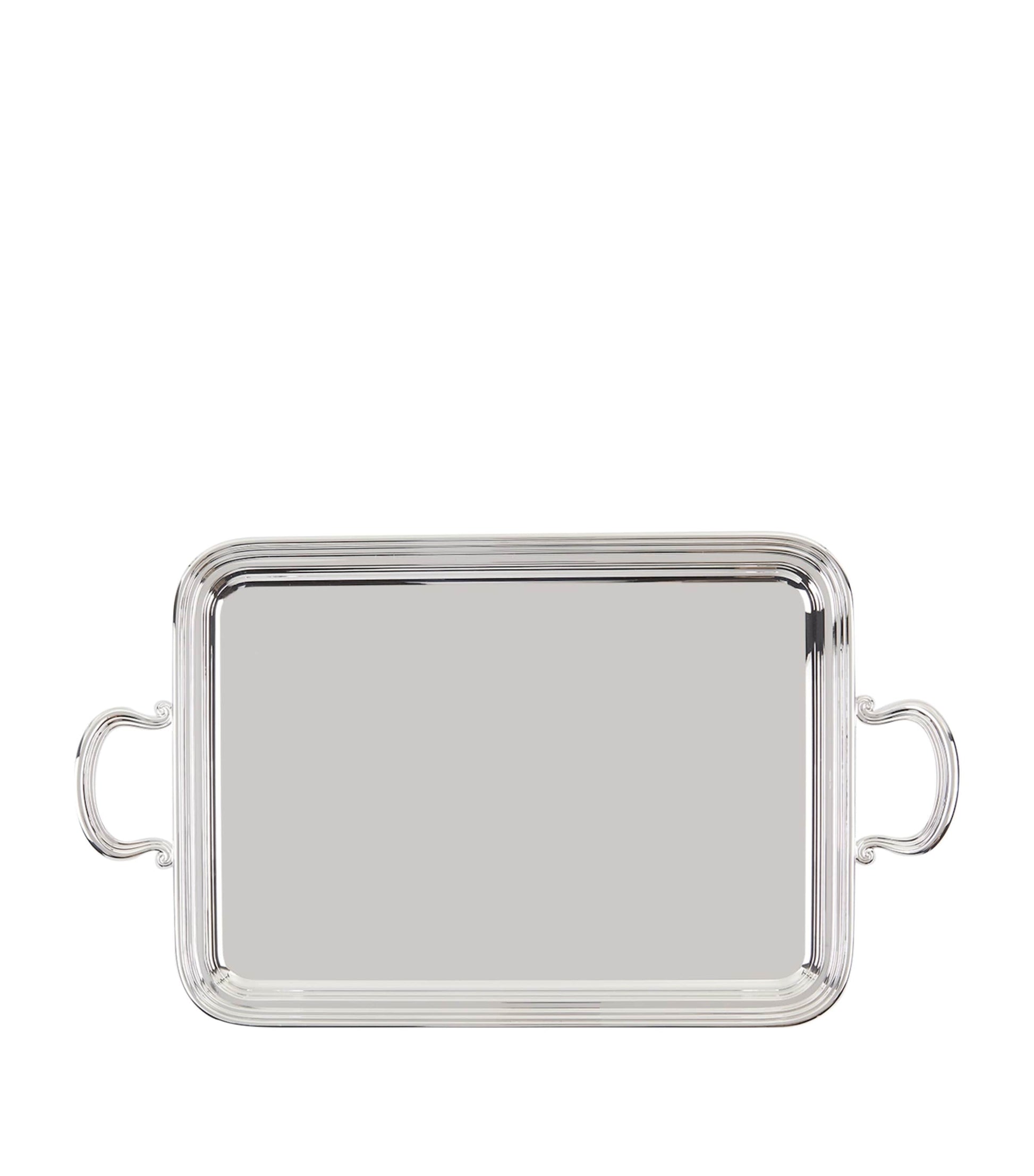 Silver-Plated English Tray With Handles (41cm x 30cm)