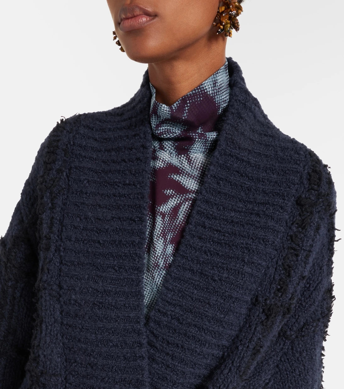 Dries Van Noten - Checked wool cardigan