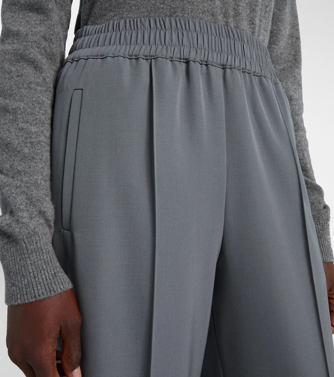 Dolce&Gabbana - Virgin wool gabardine straight pants