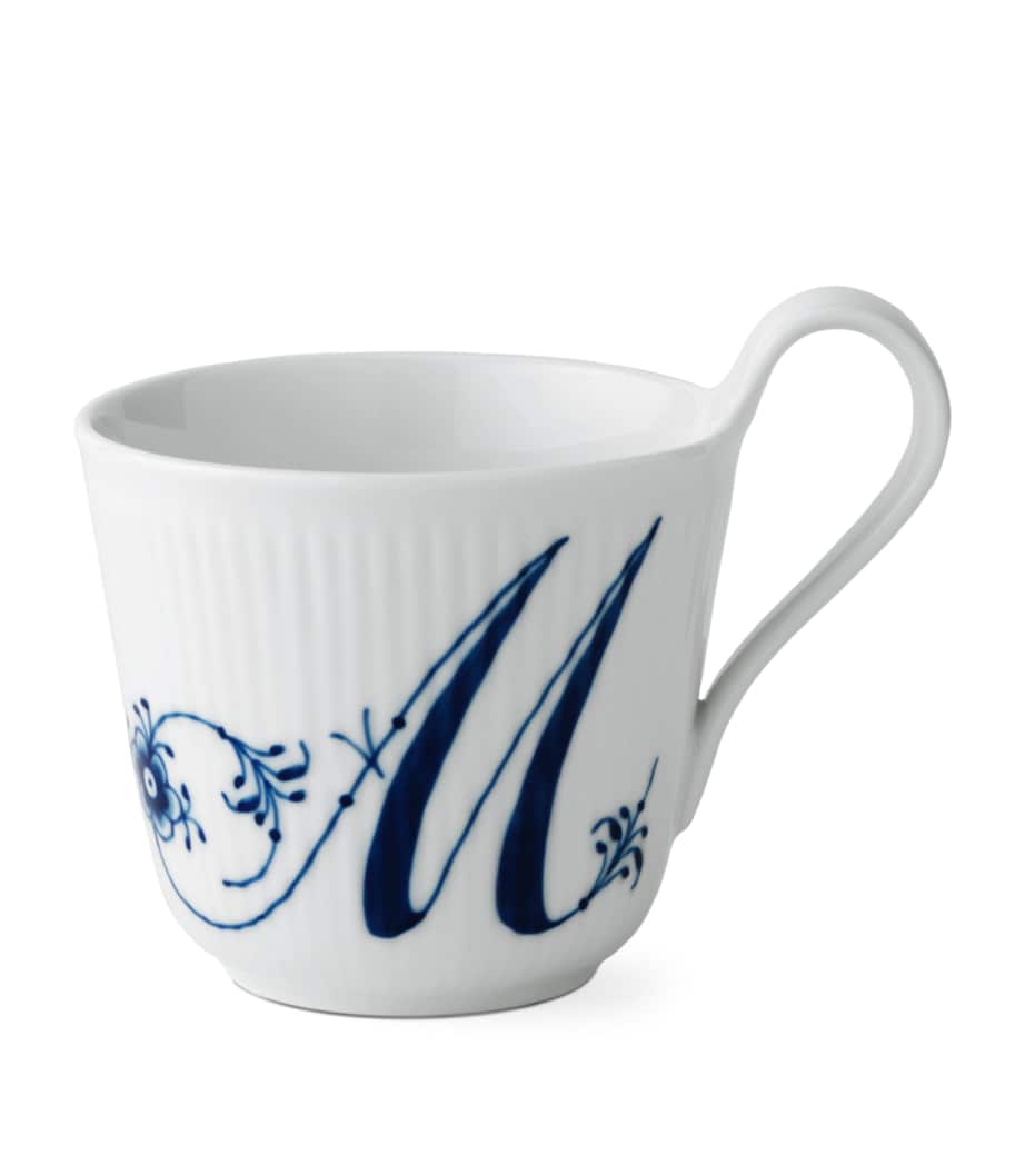 Porcelain Fluted Alphabet Mug