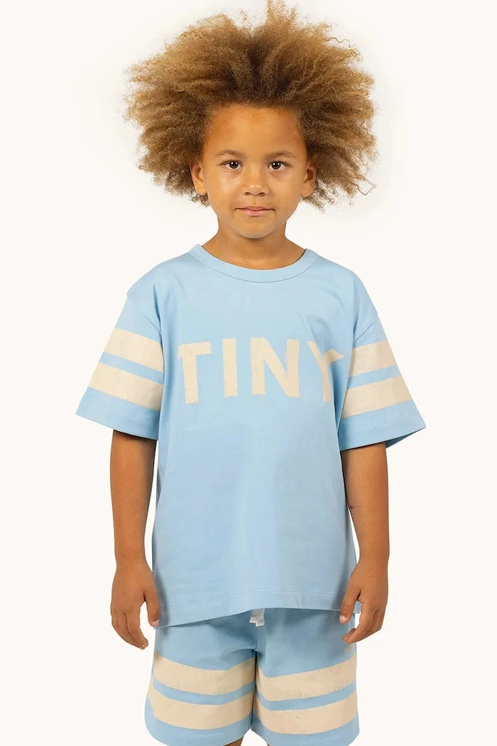 Tinycottons STRIPES LOGO TEE Çocuk Pamuklu Tişört