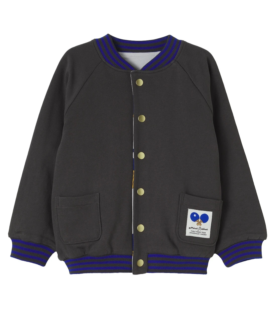 Mini Rodini - Table Tennis Team cotton jersey cardigan