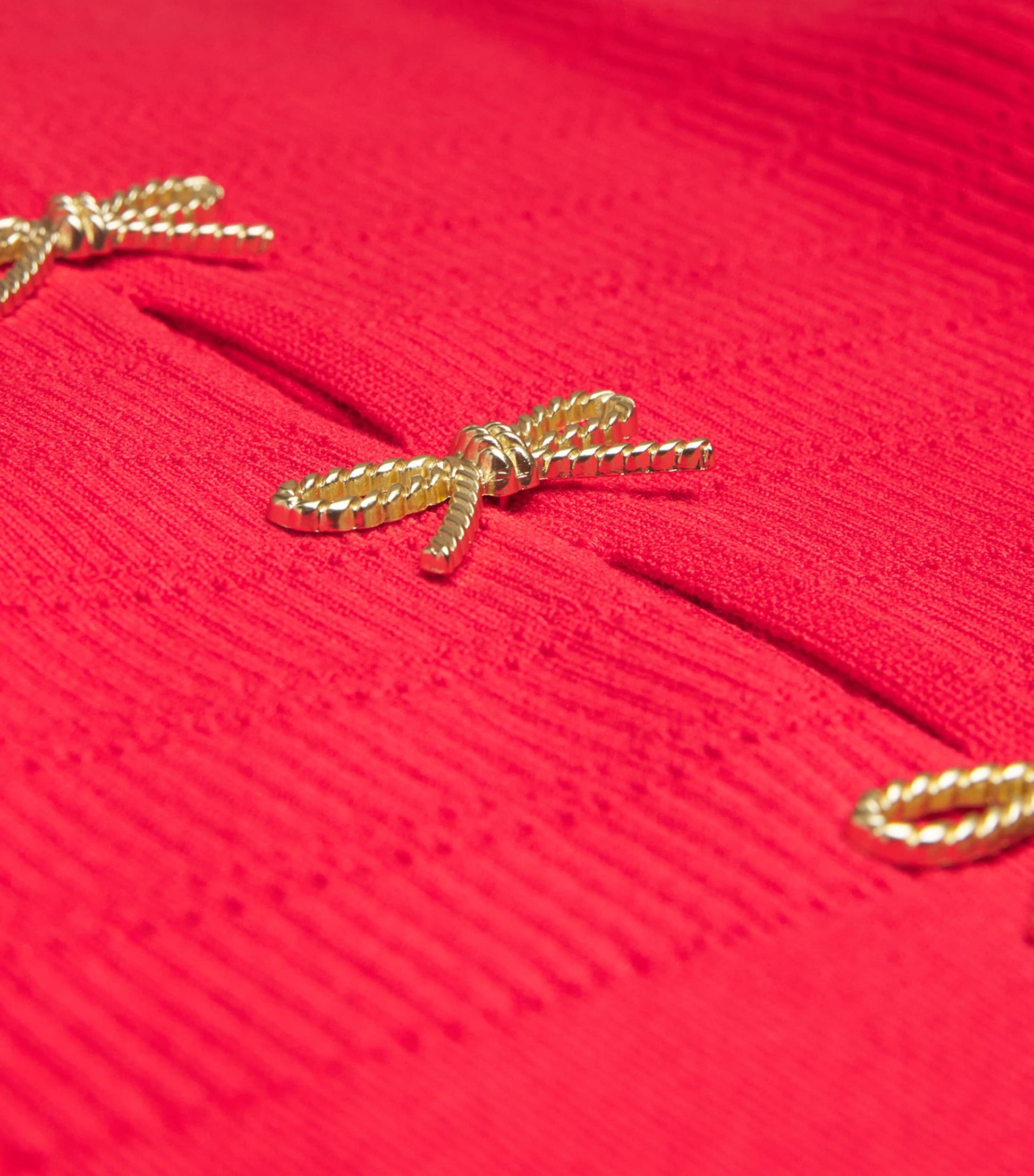 Red Embellished Sweater