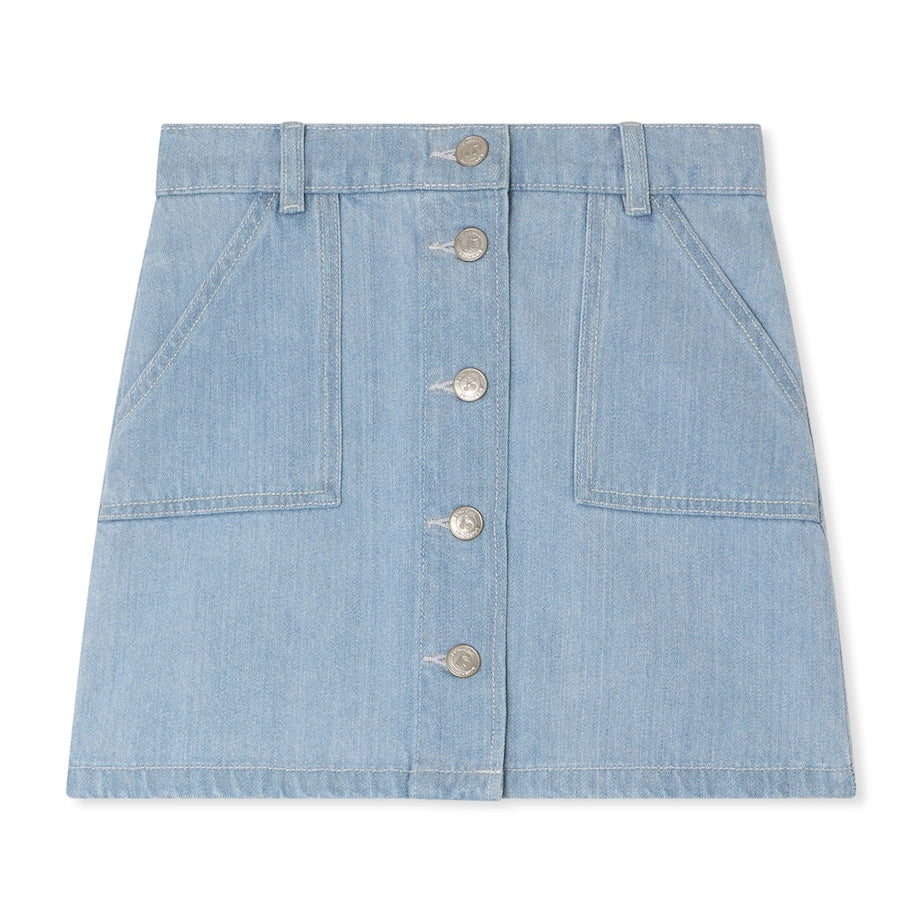 Bonpoint x Guest In Residence Denim Dexie Skirt (4-8 Years)