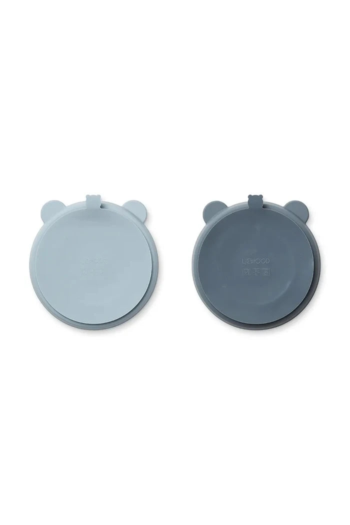 Комплект чинии Liewood Stacy Divider Suction Plate 2-Pack (2 броя)
