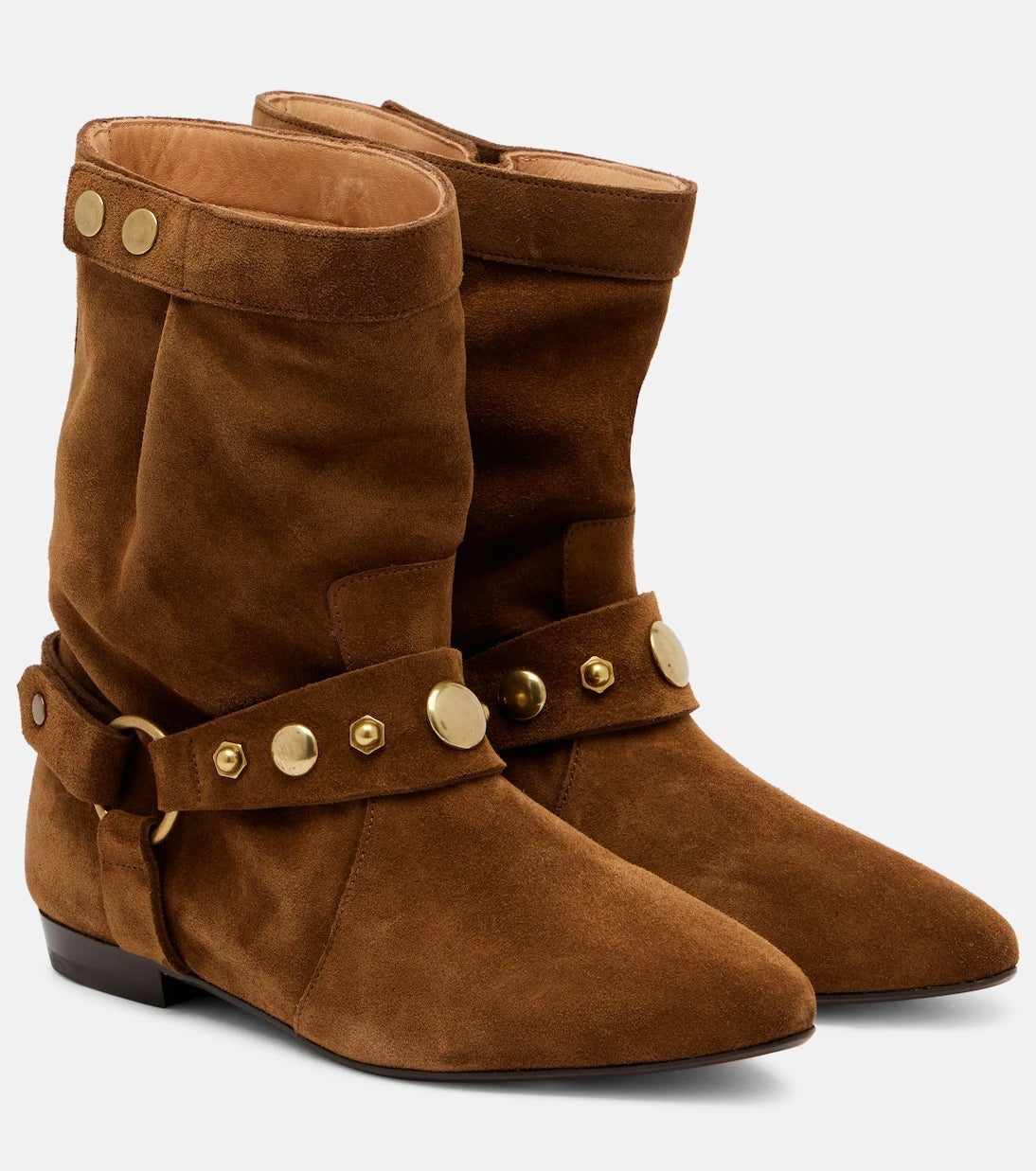 Isabel Marant - Stania studded suede ankle boots