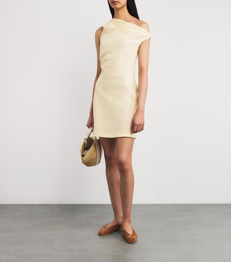 Faithfull the Brand Linen Suis Mini Dress