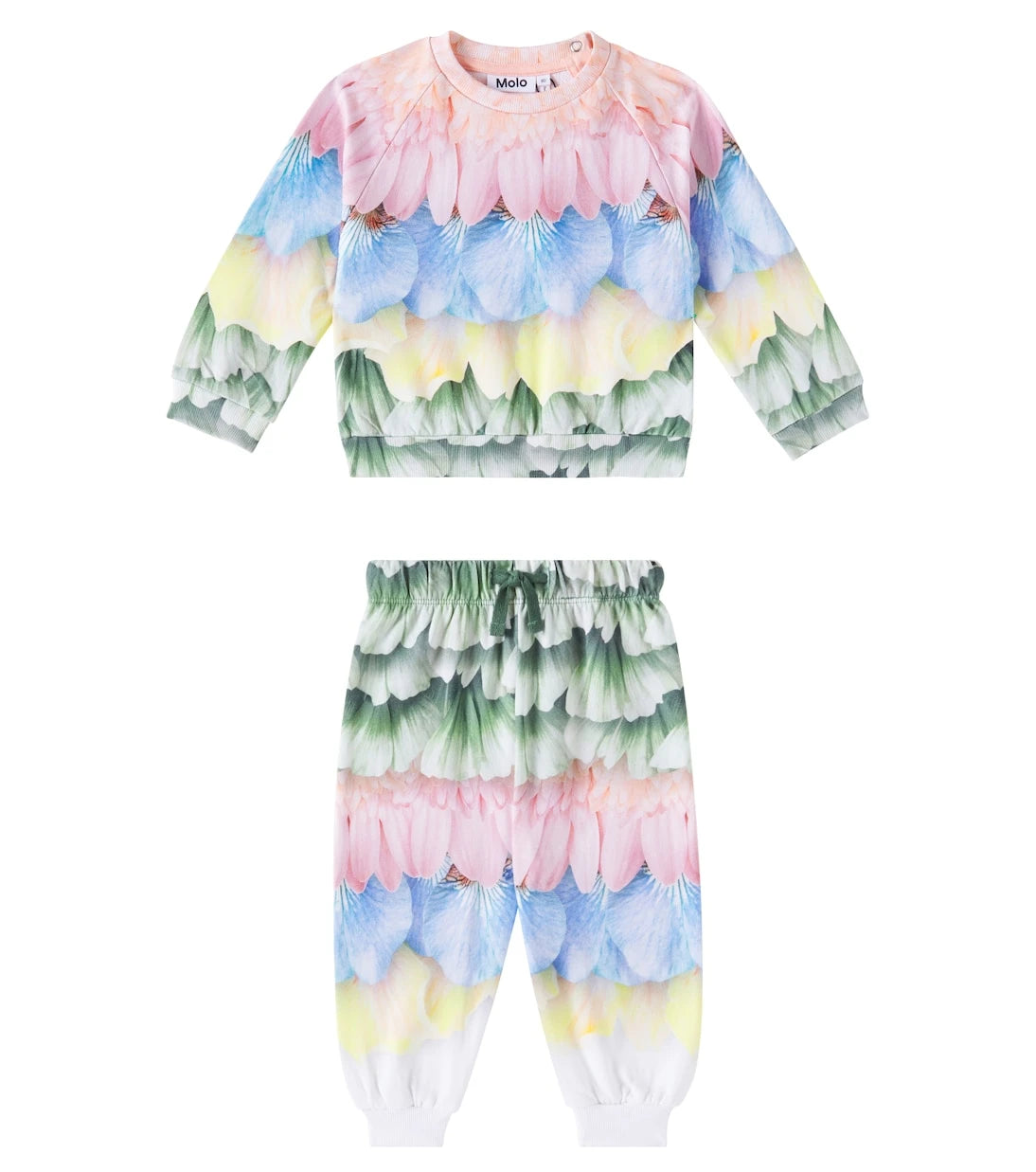 Molo - Baby Disc cotton sweatshirt and sweatpants set