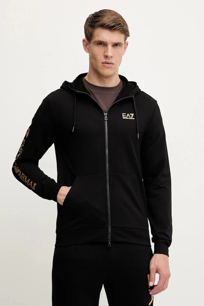 EA7 Emporio Armani erkek kapüşonlu sweatshirt
