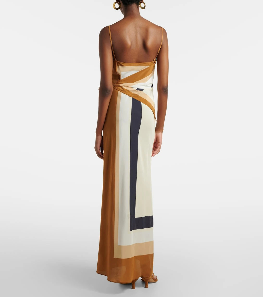 SIR - Printed silk maxi dress