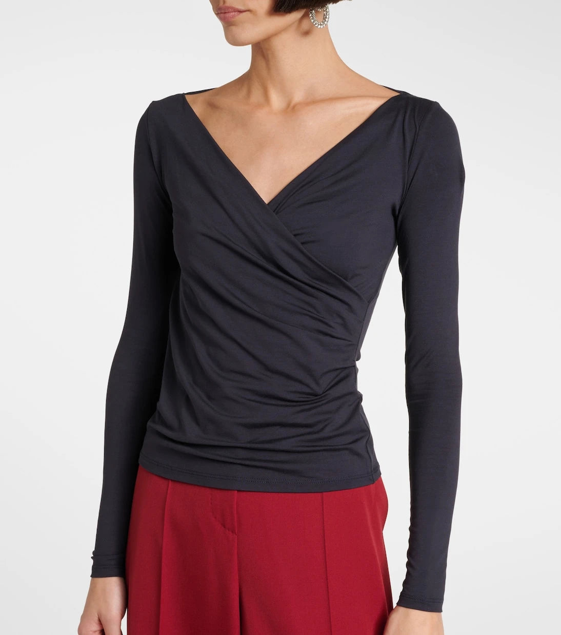 Max Mara - Yale draped top
