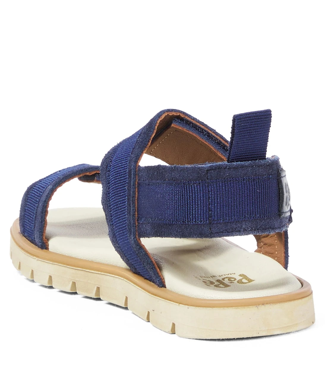 PèPè - Leather and grosgrain sandals