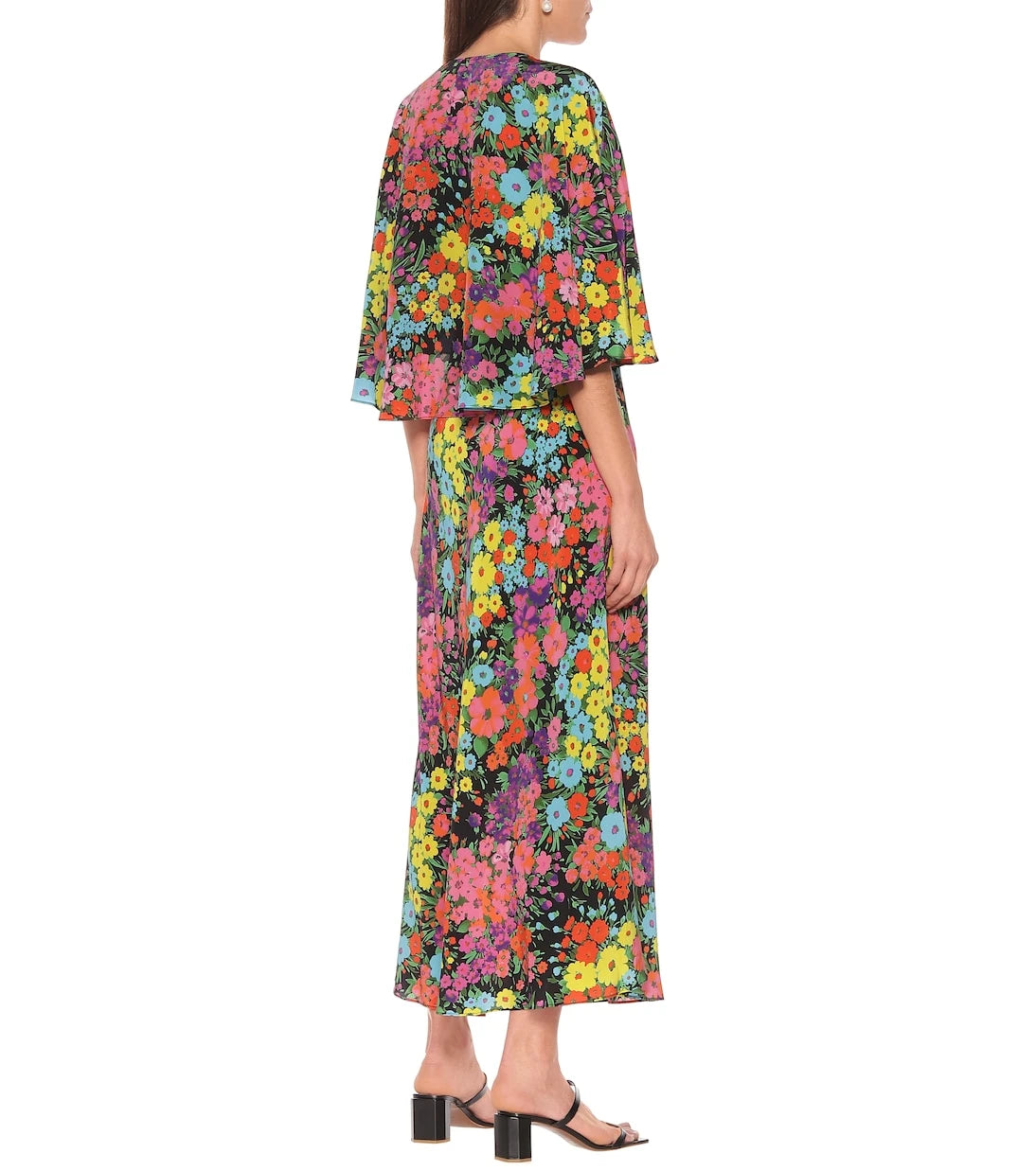 Les Rêveries - Floral silk maxi dress