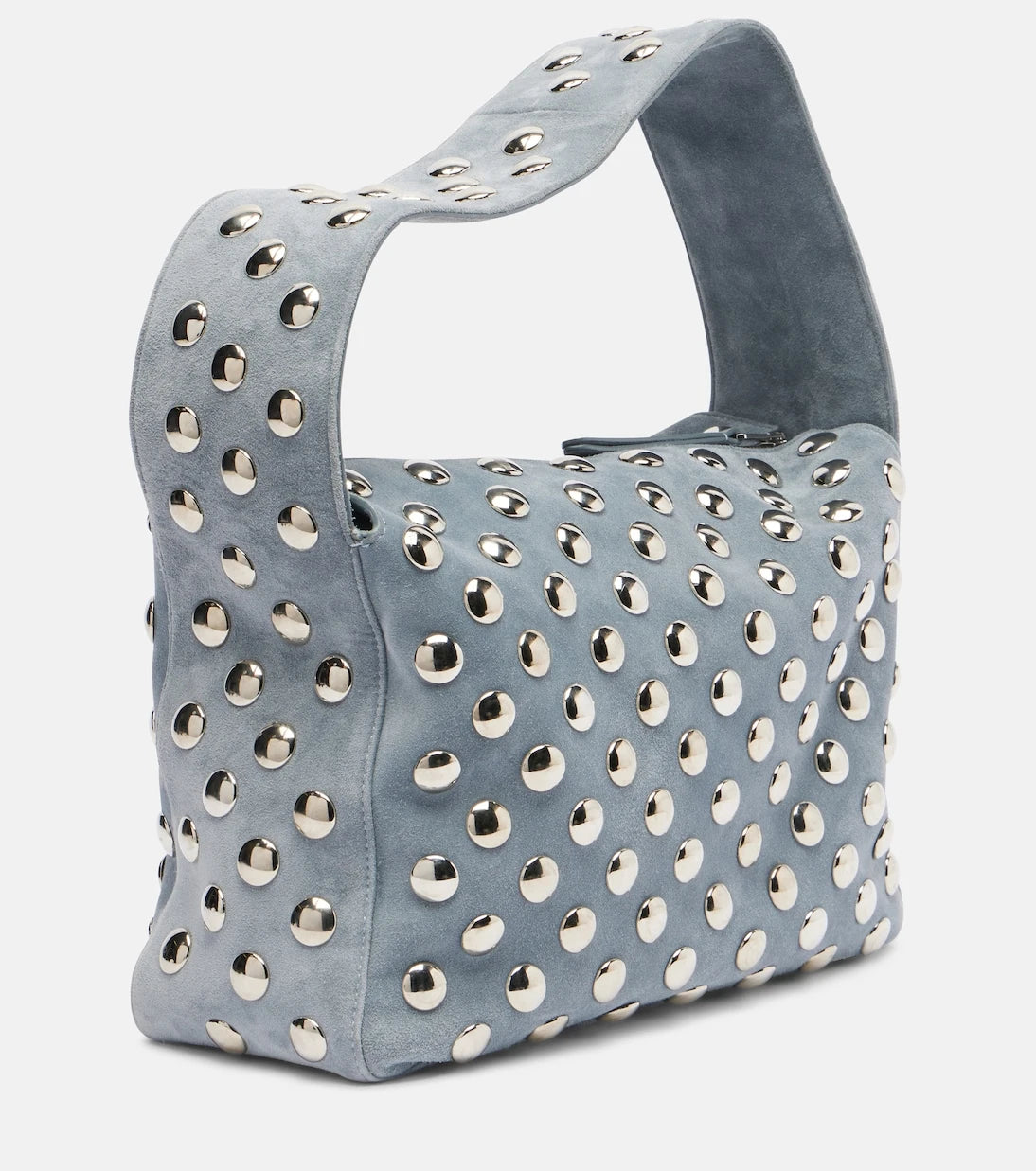Khaite - Elena Medium studded suede shoulder bag