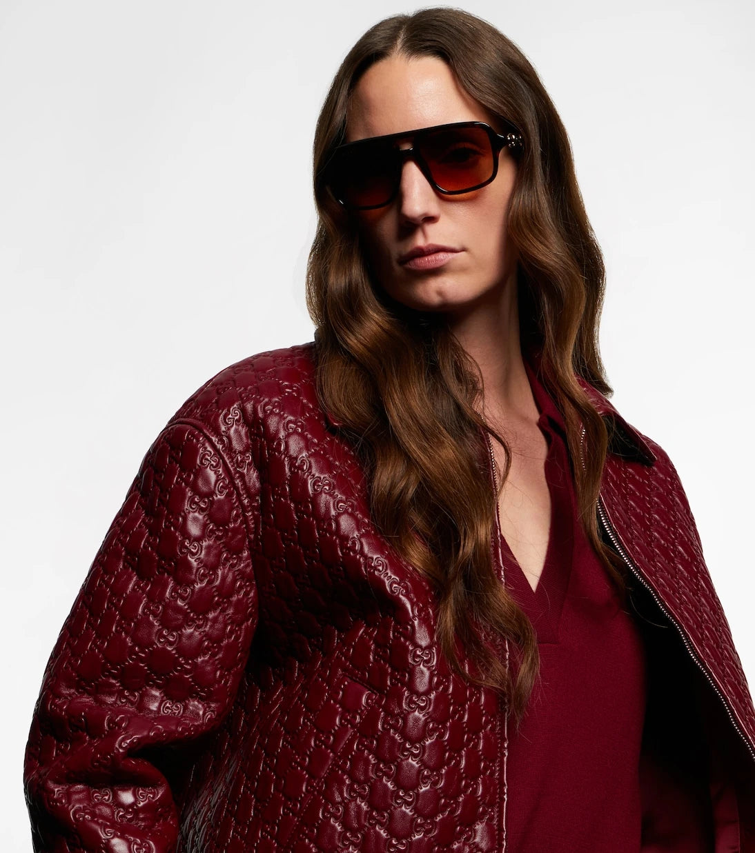 Gucci - Horsebit aviator sunglasses