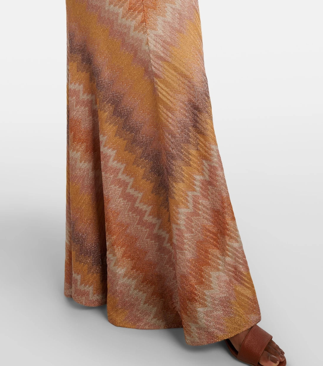 Missoni - Zigzag lamé maxi skirt