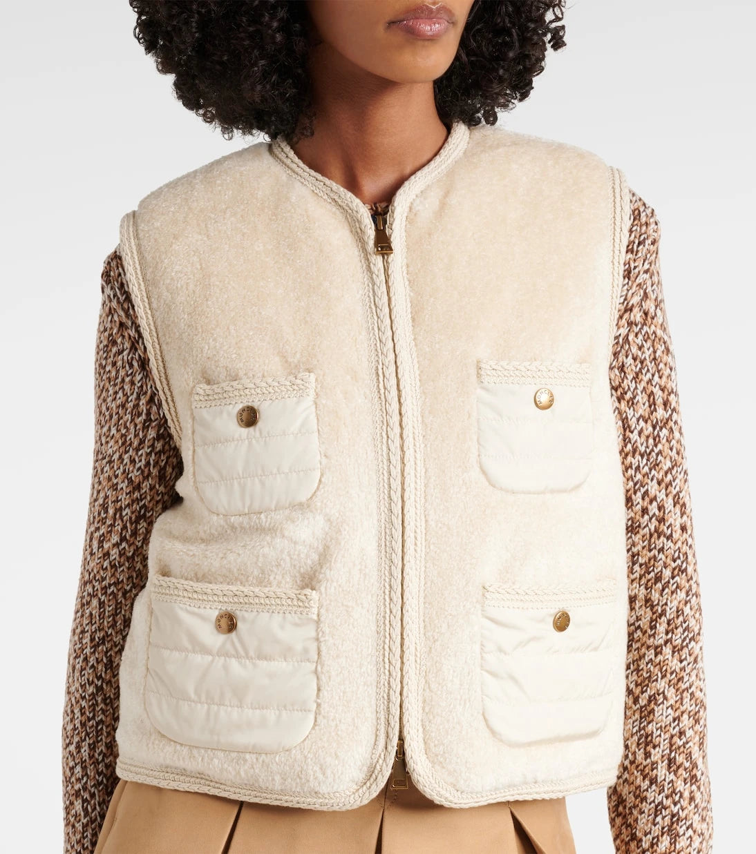 Moncler - Mimosas teddy down vest