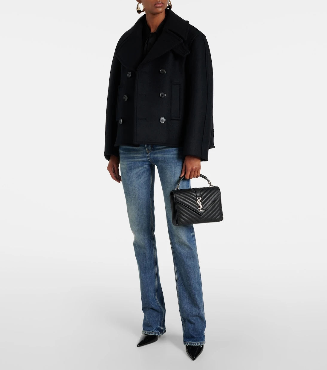 Saint Laurent - Collège Medium leather shoulder bag