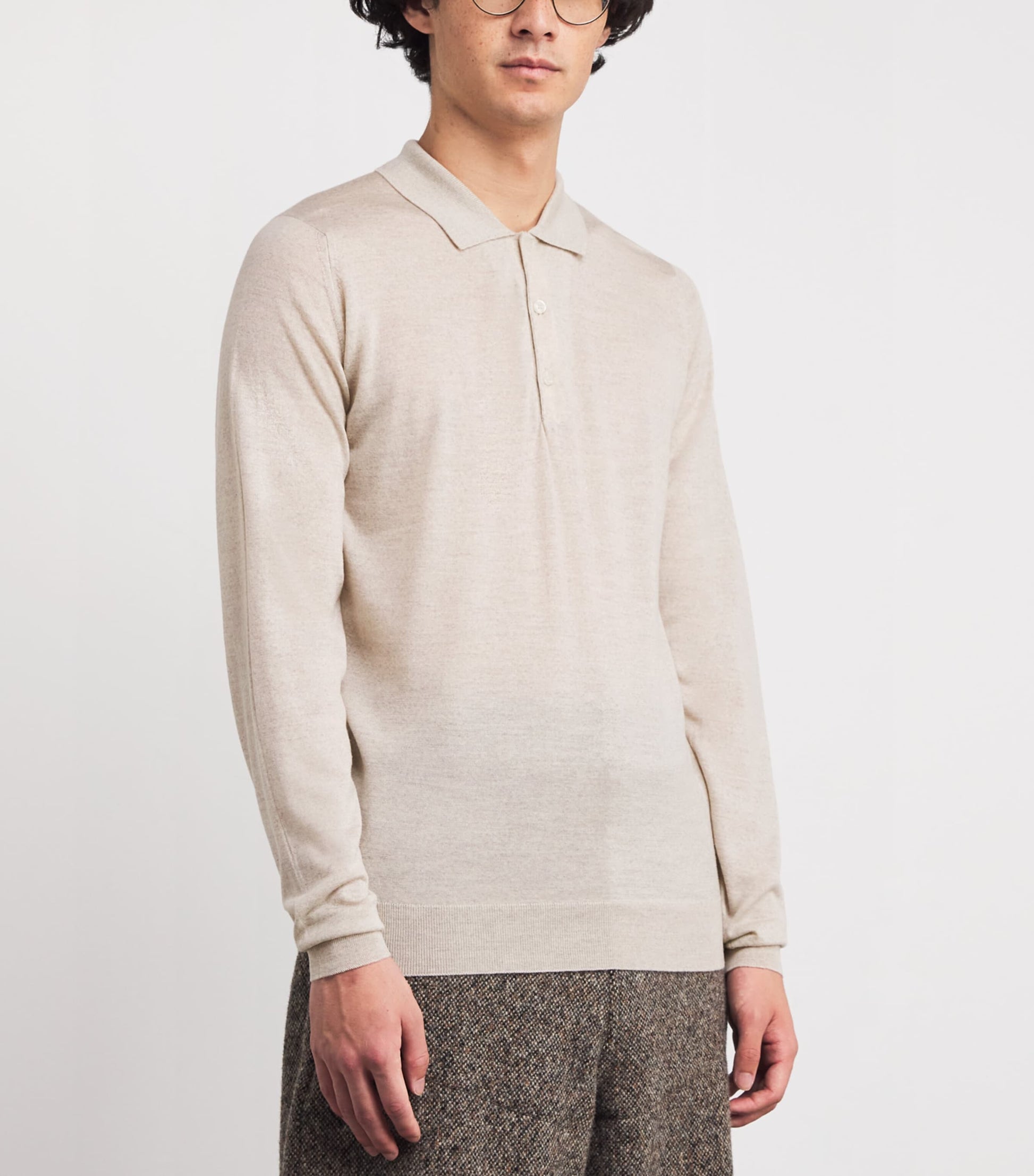 Merino Wool Belper Polo Shirt