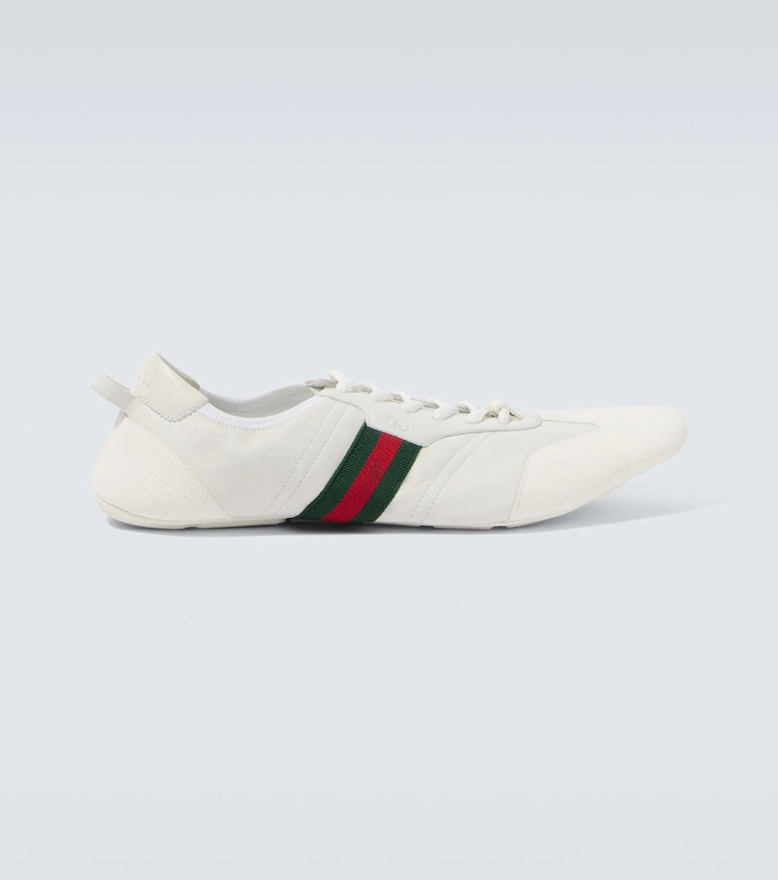 Gucci - Flex leather and suede sneakers