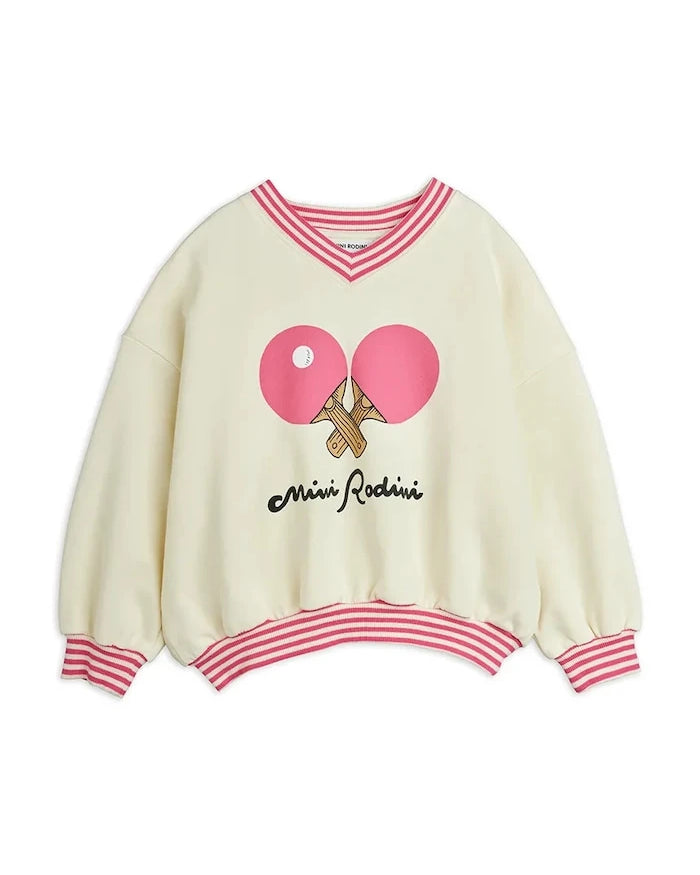 Mini Rodini pamuk çocuk sweatshirt Table tennis
