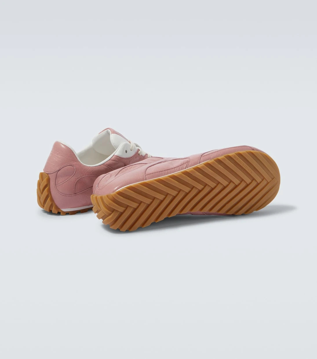 Bottega Veneta - حذاء رياضي Orbit Flash الجلدي