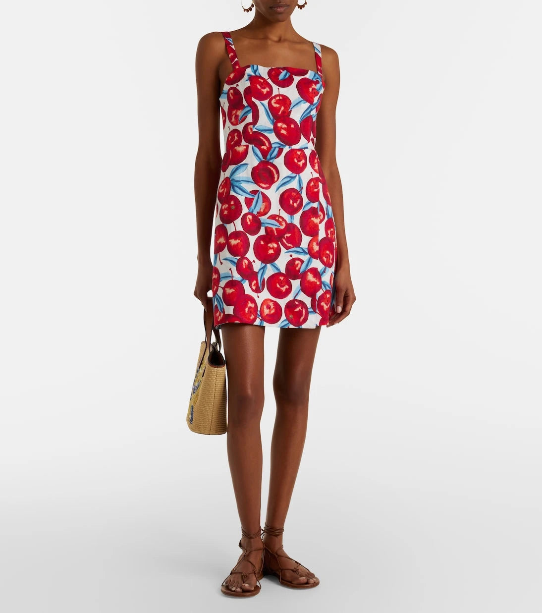 Farm Rio - Printed linen minidress