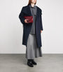 MAX&Co. Blue Wool-Cashmere Wrap Coat