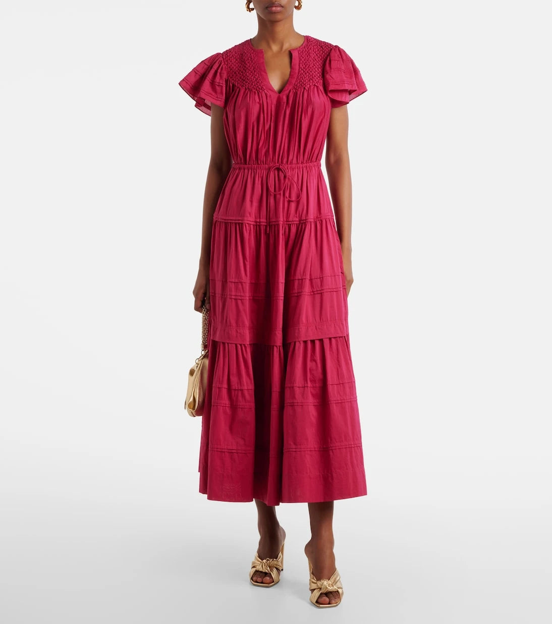 Ulla Johnson - Marika cotton and silk voile maxi dress