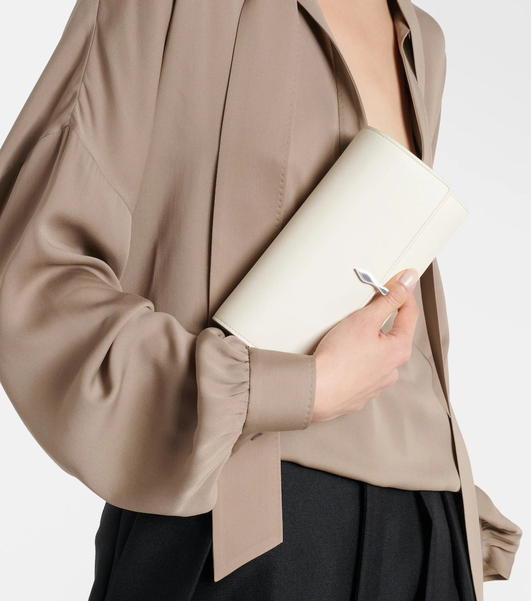 Christian Louboutin - Bettina leather clutch