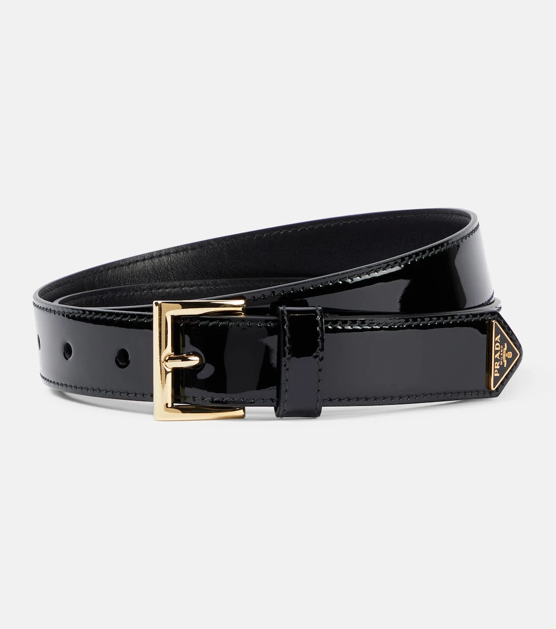 Prada - Patent leather belt