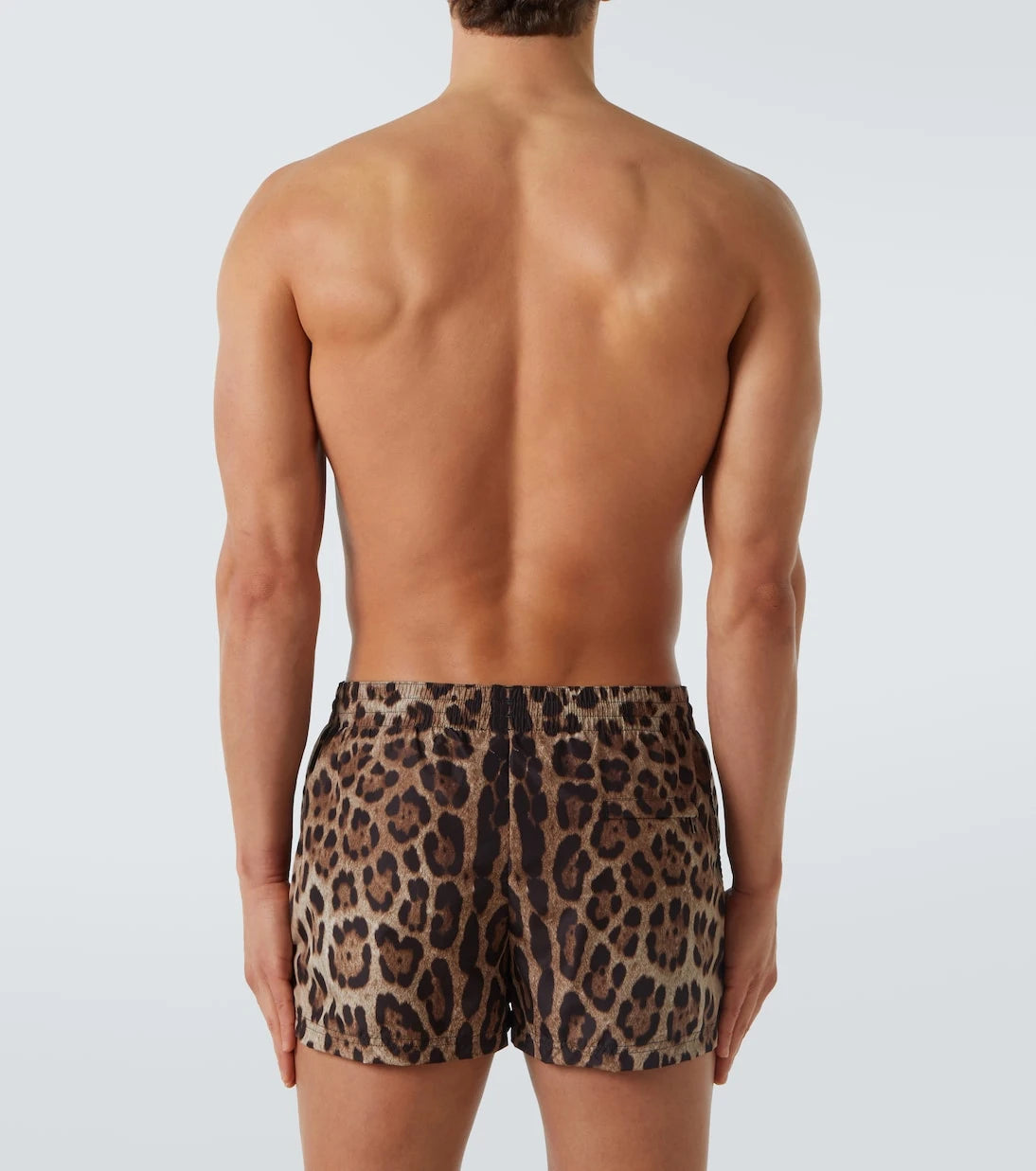 Dolce&Gabbana - Leopard-print swim trunks