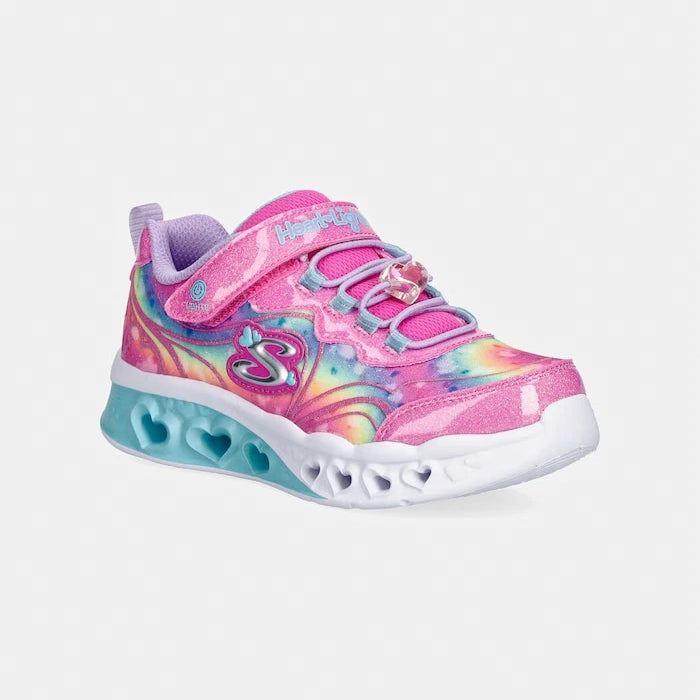 Skechers FLUTTER HEART LIGHTS GROOVY SWIRL маратонки за деца