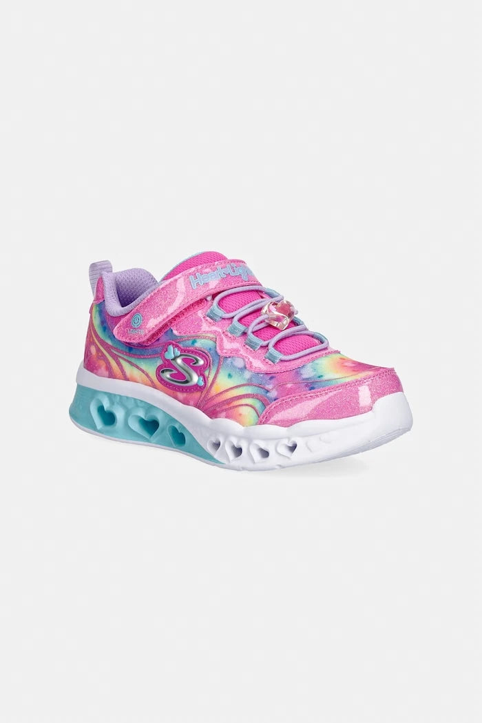 Skechers FLUTTER HEART LIGHTS GROOVY SWIRL маратонки за деца