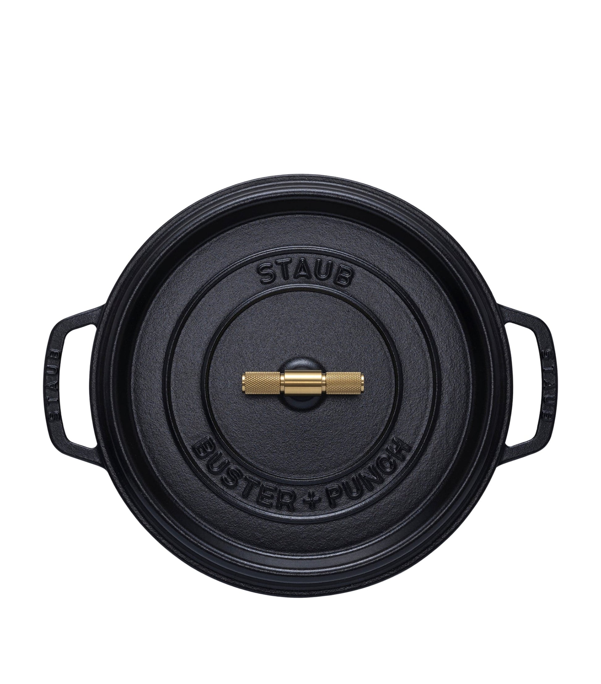 Staub x Buster + Punch Cocotte with Brass Knob (28cm)