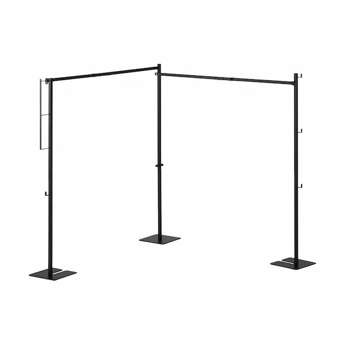 Yamazaki çamaşır toplama askılığı çeli̇k 278,6 x 25 x 142 cm