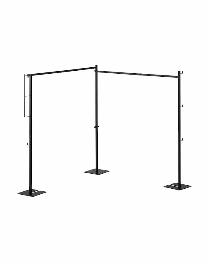 Yamazaki çamaşır toplama askılığı çeli̇k 278,6 x 25 x 142 cm