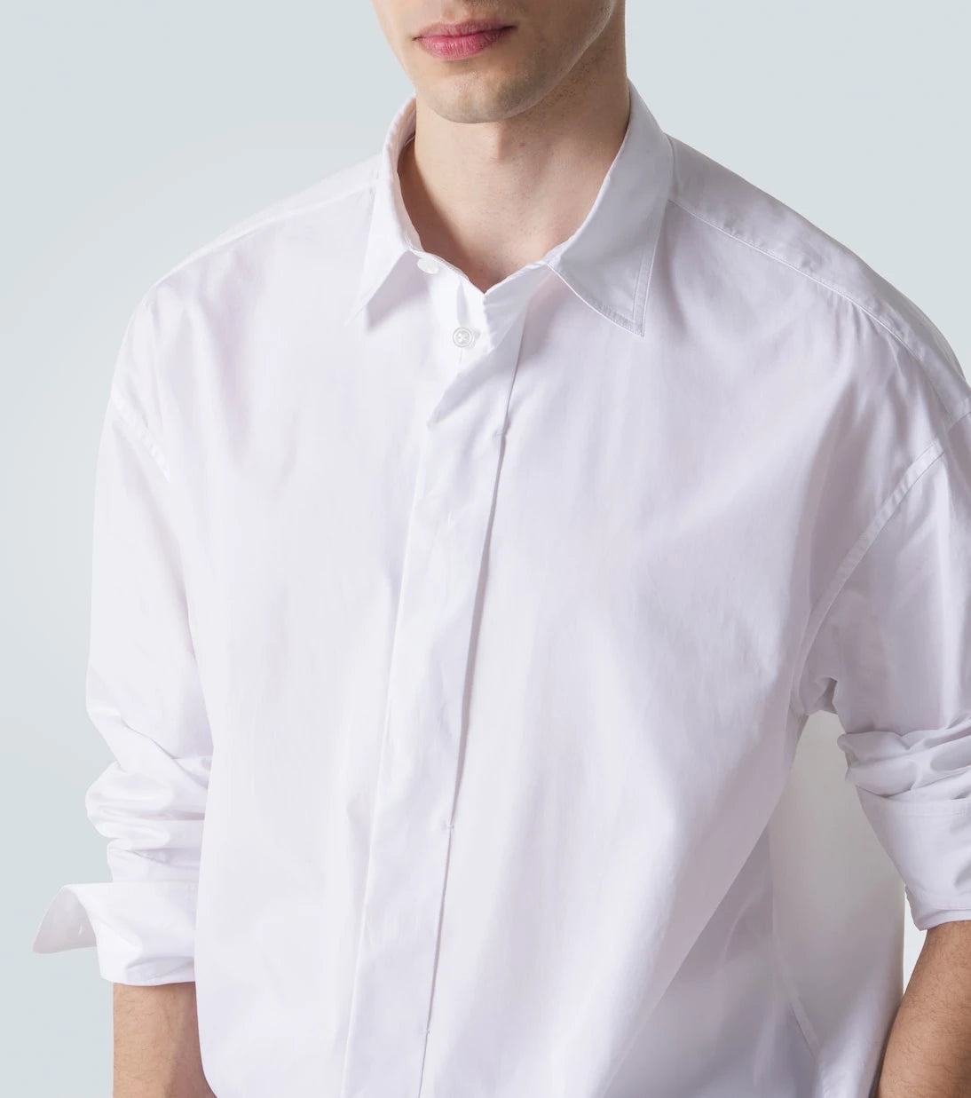 The Row - Nilo cotton poplin shirt