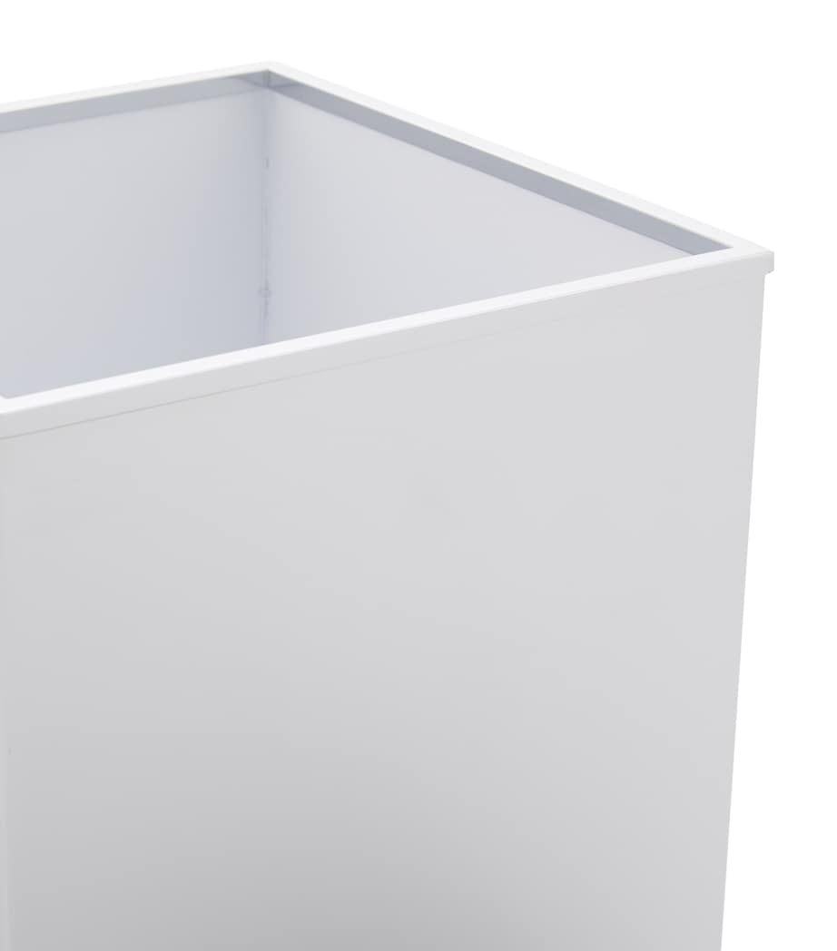 Square Chrome Bin
