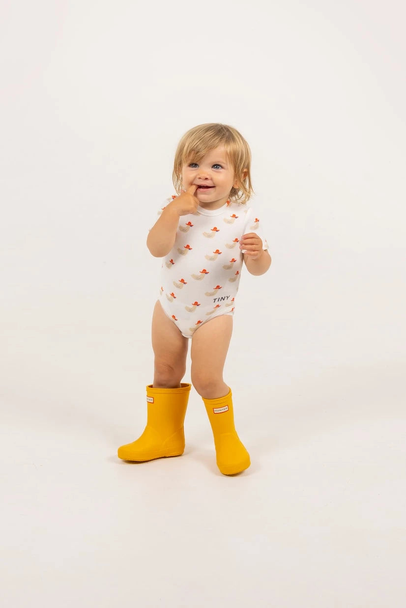 Tinycottons - Baby Ducks cotton-blend jersey bodysuit