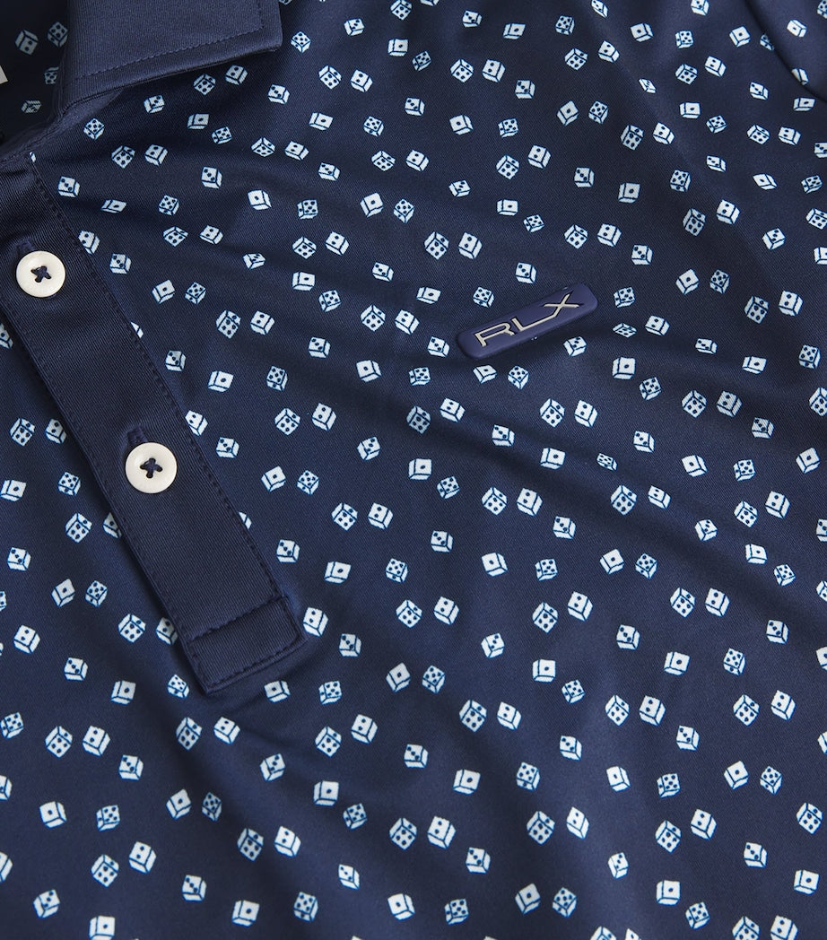 Printed Airflow Polo Shirt
