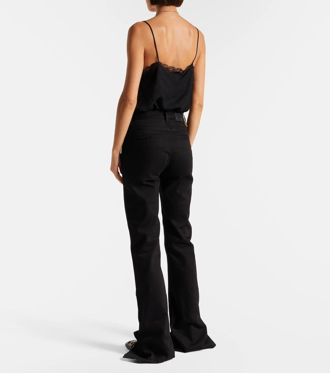 Chloé - High-rise slim jeans