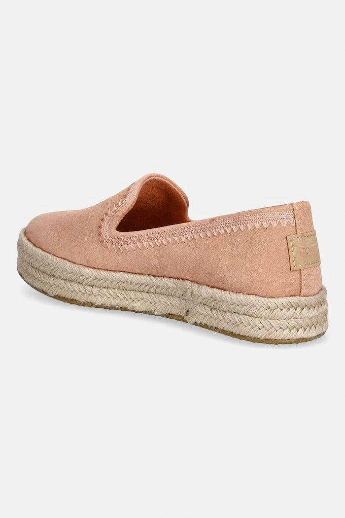 Toms Еспадрили дамски от велур CAROLINA