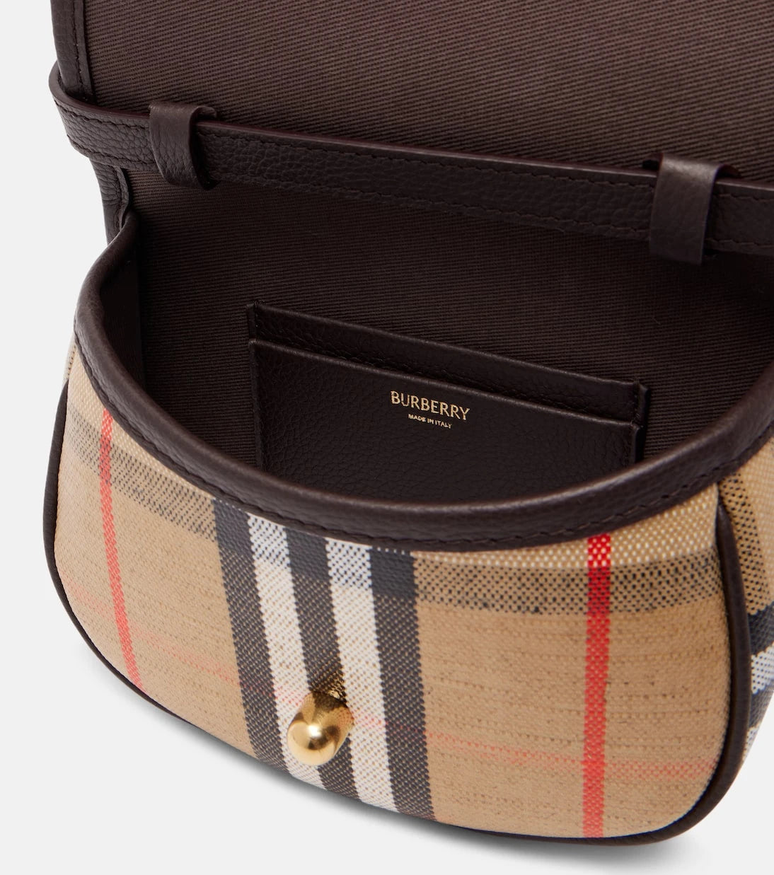 Burberry - Highlands Mini jacquard shoulder bag