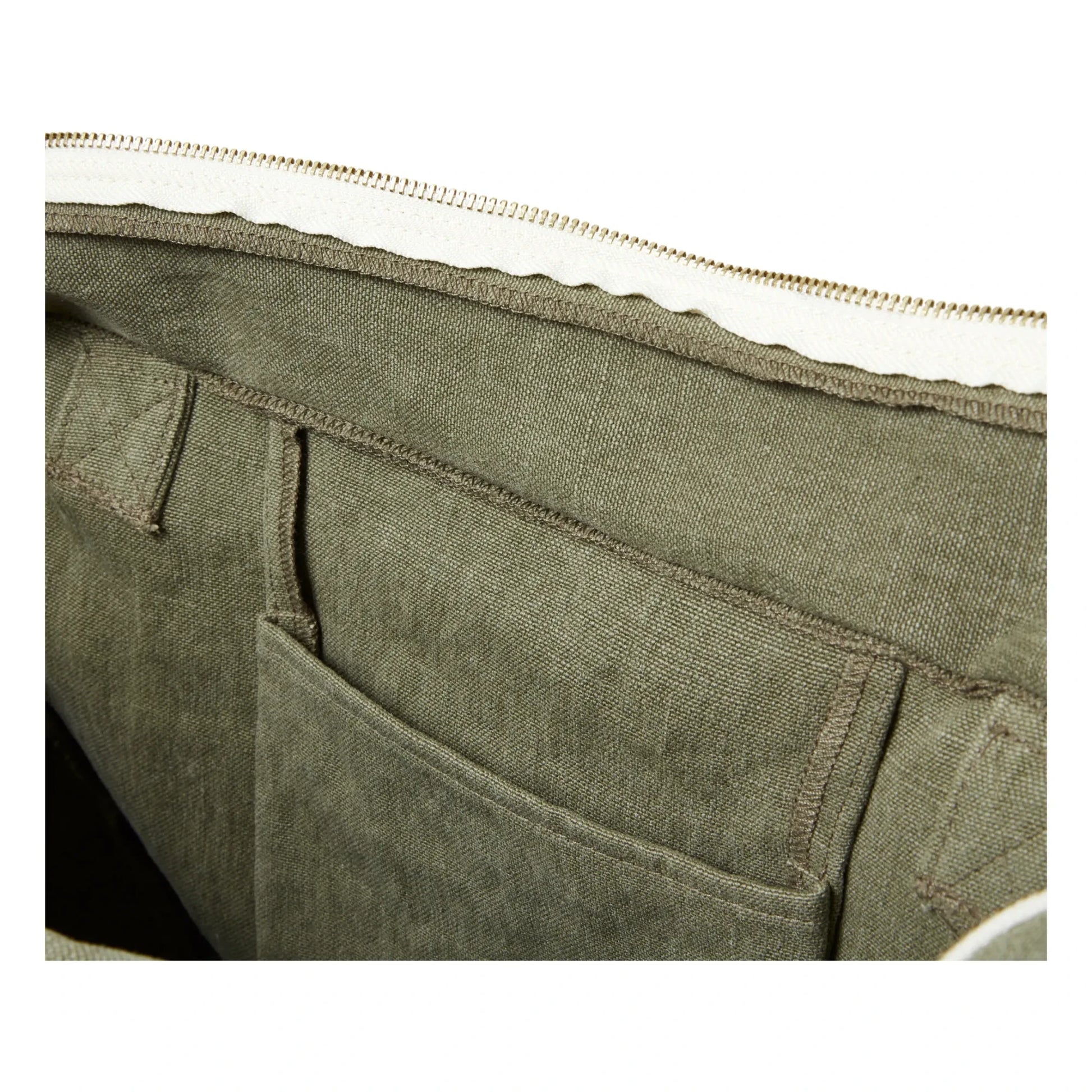 Adorna - Isia Linen Changing Bag | Khaki