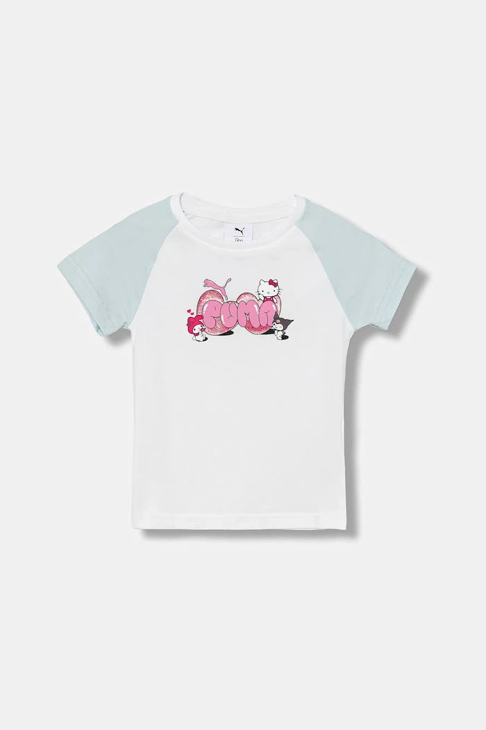 Puma PUMA X HELLO KITTY & FRIENDS Slim Tee Çocuk Pamuklu Tişört